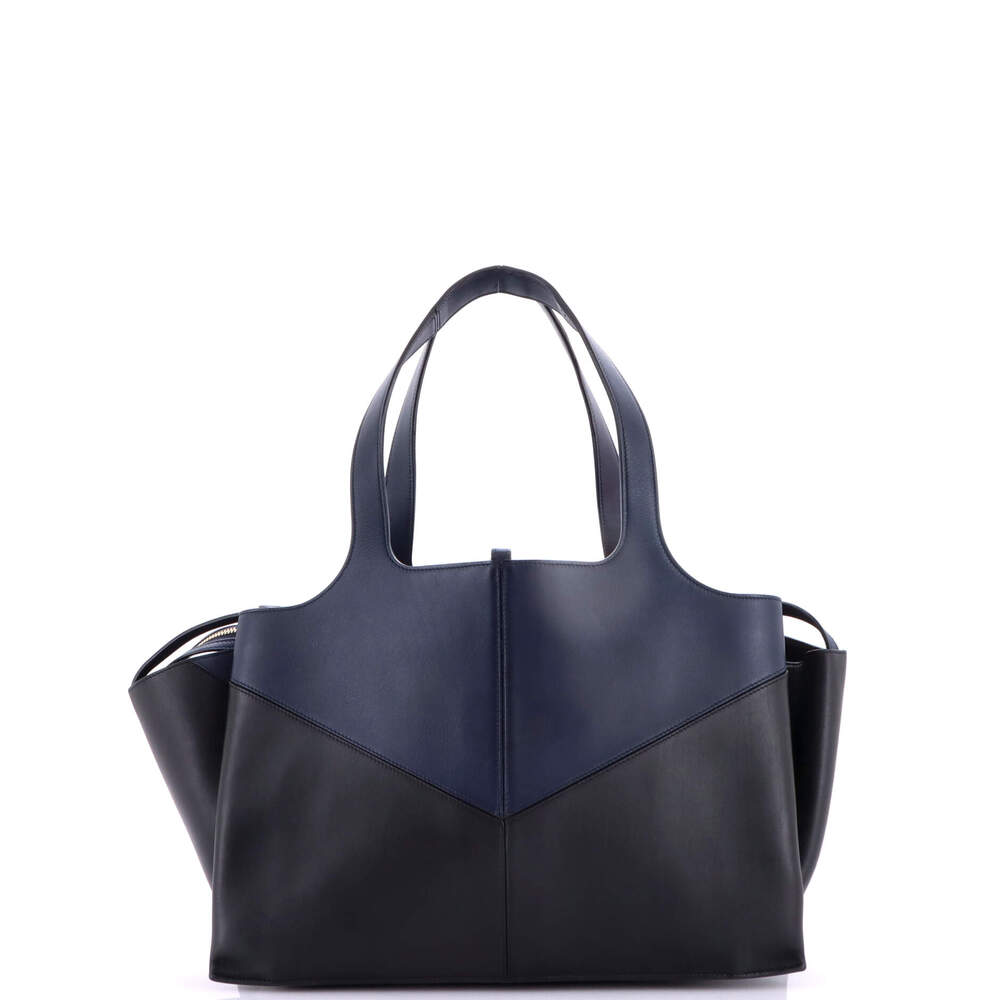 Celine Tri-Fold Shoulder Bag Smooth #257170C10B - Picture 3 of 8